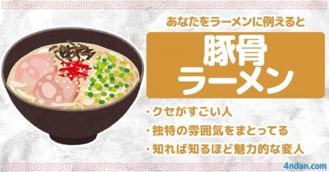 あなたをラーメンに例える