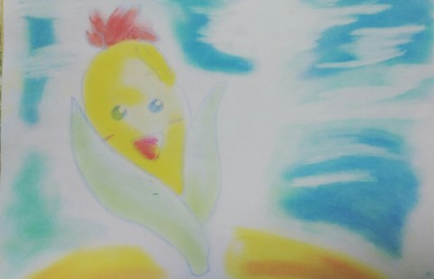 パステル【夢見るとうもろこし】