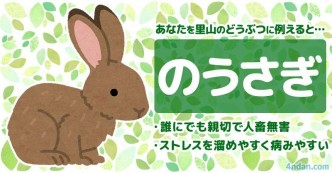 あなたを里山のどうぶつに例えると 