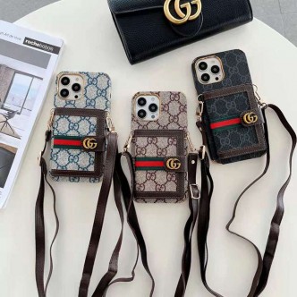 gucci 肩掛け iphoneスマホケース