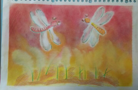 求咲くパステルイメージ【赤蜻蛉】